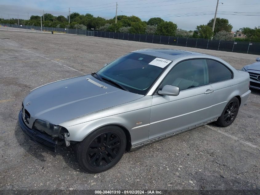 WBABN33491JW57107 2001 BMW 3 Series 325Ci