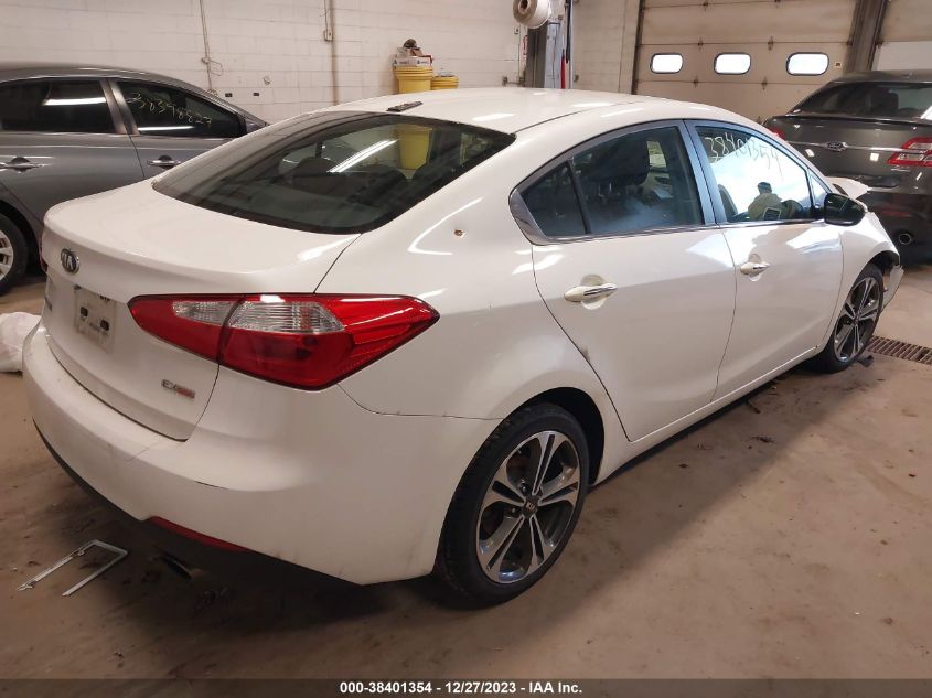 2014 Kia Forte Ex VIN: KNAFX4A8XE5103578 Lot: 38401354