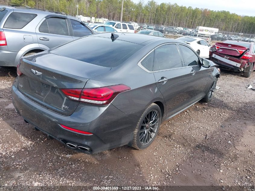 2018 Genesis G80 3.3T Sport VIN: KMHGN4JB5JU285369 Lot: 38401359