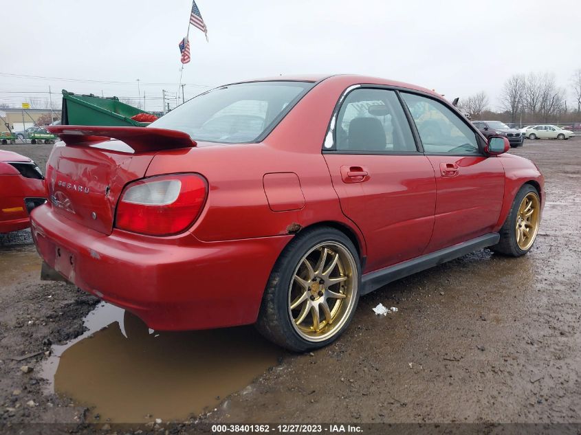 2002 Subaru Impreza Wrx VIN: JF1GD29662G521231 Lot: 40878933