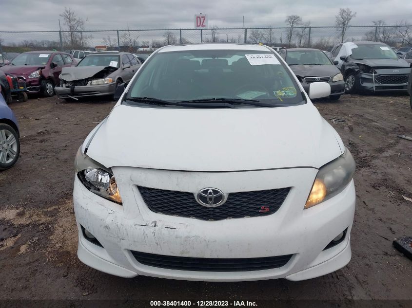 2010 Toyota Corolla S VIN: 2T1BU4EE8AC456196 Lot: 38401400