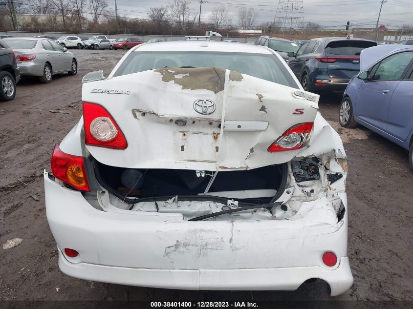 2010 Toyota Corolla S VIN: 2T1BU4EE8AC456196 Lot: 38401400