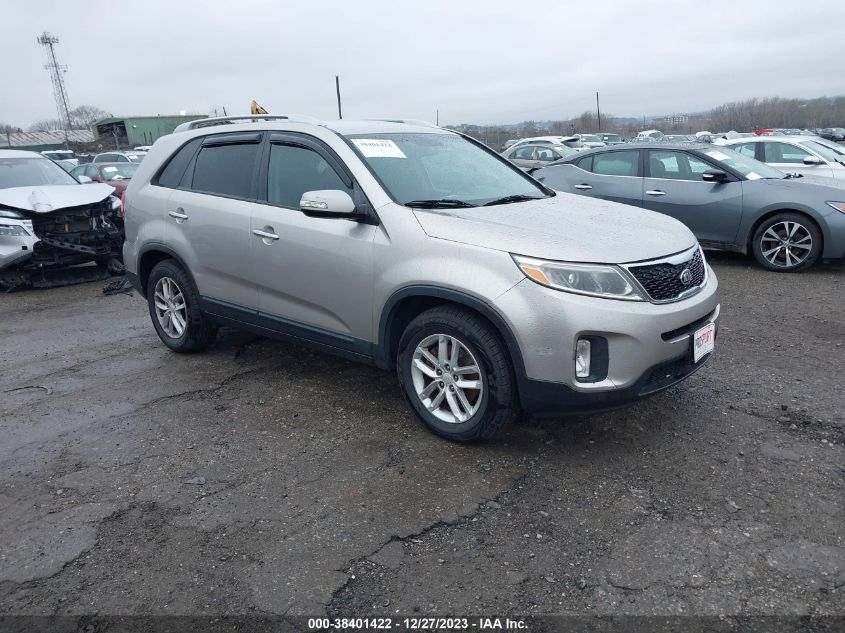 5XYKT4A69EG458681 2014 Kia Sorento Lx