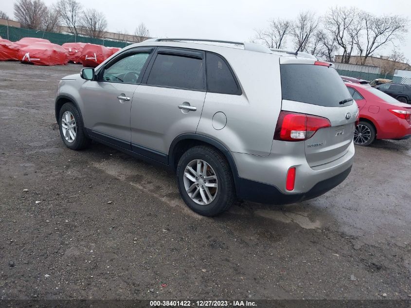 5XYKT4A69EG458681 2014 Kia Sorento Lx