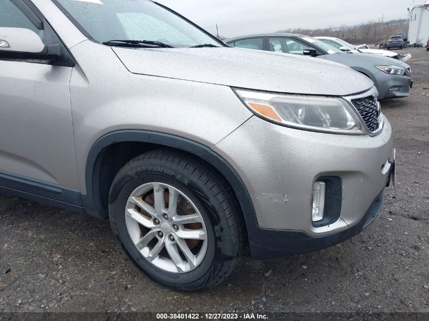 5XYKT4A69EG458681 2014 Kia Sorento Lx