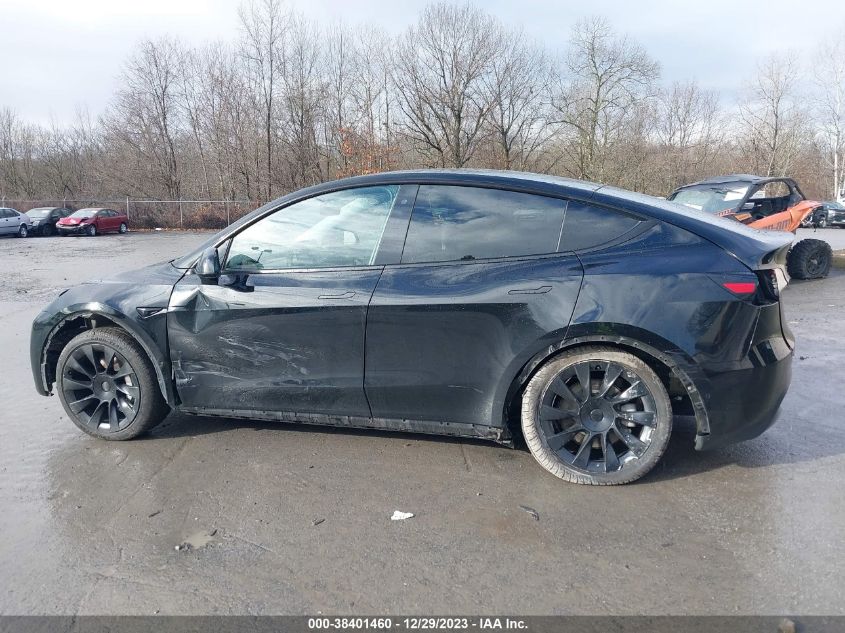 2020 Tesla Model Y Long Range Dual Motor All-Wheel Drive VIN: 5YJYGDEE0LF020622 Lot: 38401460