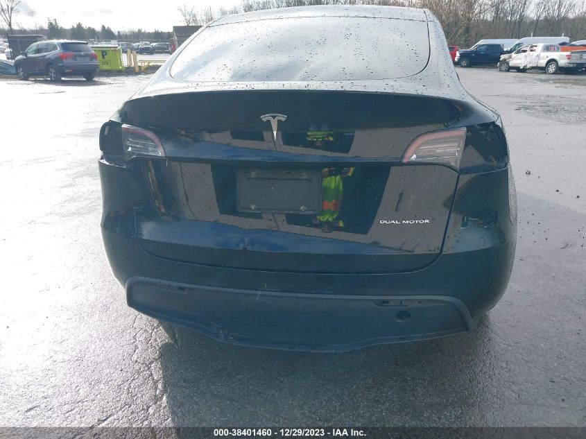 2020 Tesla Model Y Long Range Dual Motor All-Wheel Drive VIN: 5YJYGDEE0LF020622 Lot: 38401460