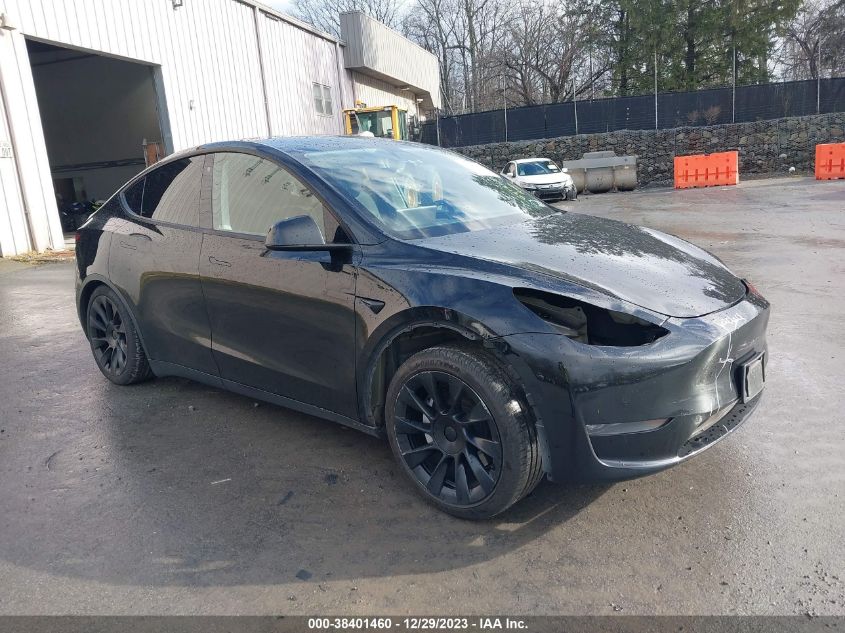 2020 Tesla Model Y Long Range Dual Motor All-Wheel Drive VIN: 5YJYGDEE0LF020622 Lot: 38401460