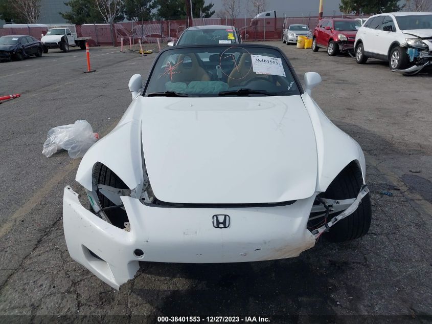 2003 Honda S2000 VIN: JHMAP11433T005105 Lot: 38401553