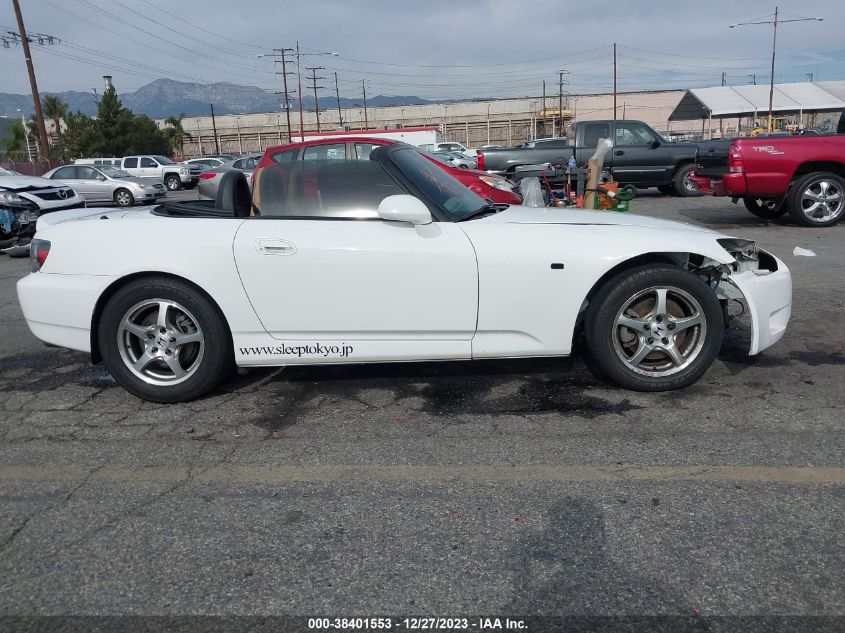 2003 Honda S2000 VIN: JHMAP11433T005105 Lot: 38401553