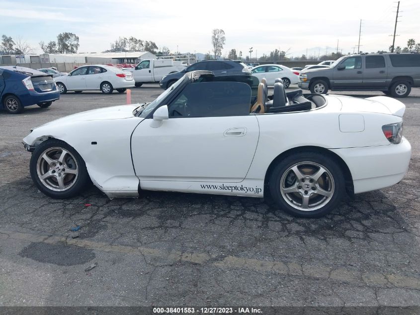 2003 Honda S2000 VIN: JHMAP11433T005105 Lot: 38401553