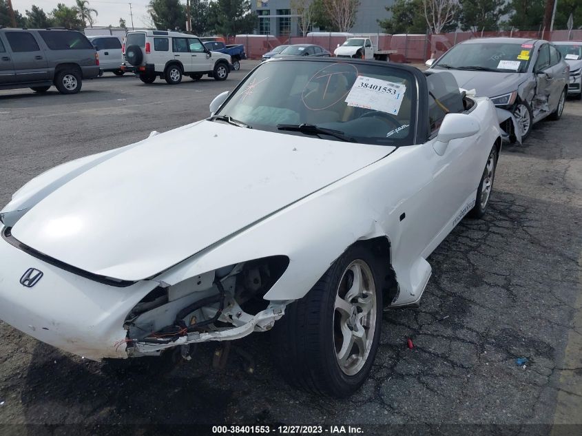 2003 Honda S2000 VIN: JHMAP11433T005105 Lot: 38401553