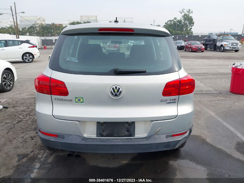 WVGBV3AX0DW570392 2013 Volkswagen Tiguan S