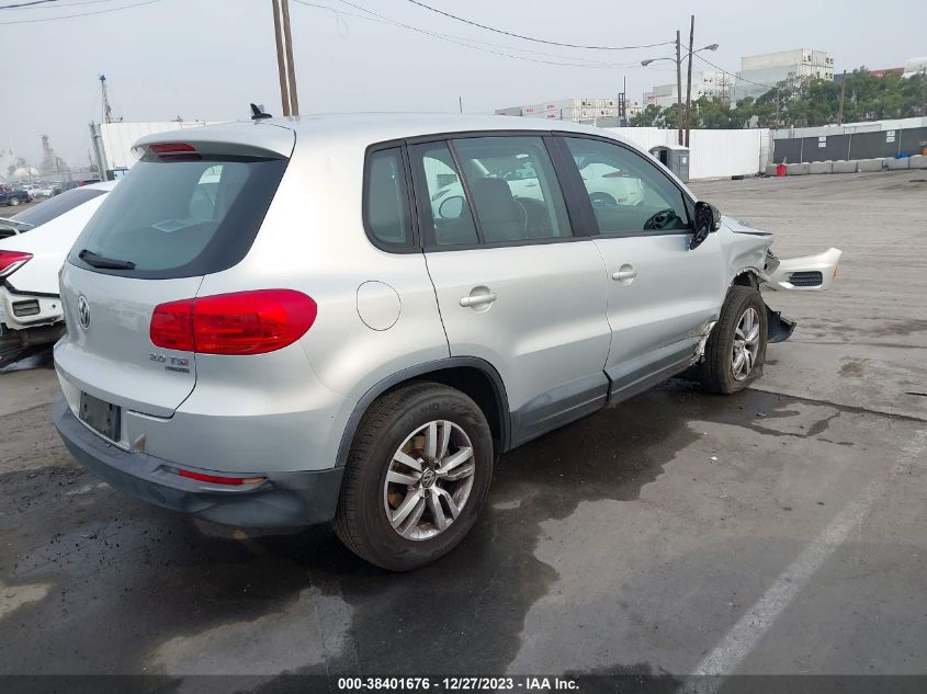 2013 Volkswagen Tiguan S VIN: WVGBV3AX0DW570392 Lot: 38401676