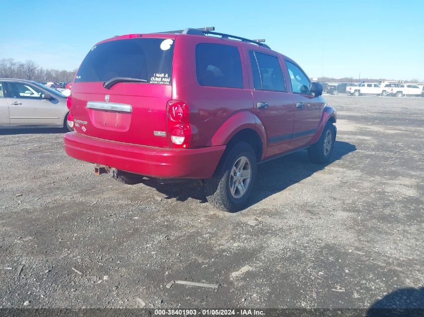 2006 Dodge Durango Slt VIN: 1D4HB48236F118644 Lot: 38401903