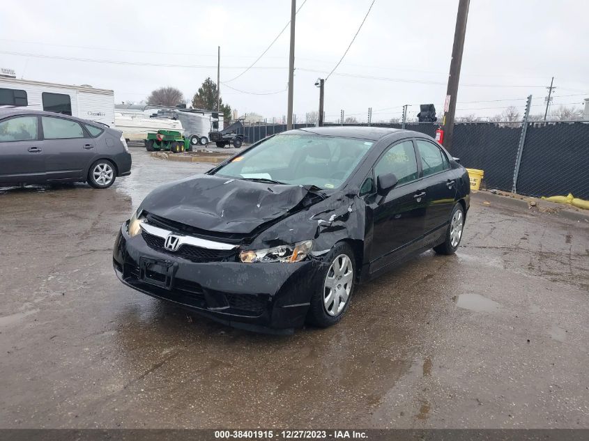 2010 Honda Civic Lx VIN: 2HGFA1F56AH528205 Lot: 38401915