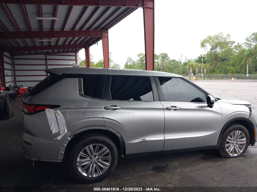 2022 Mitsubishi Outlander Es 2.5 2Wd VIN: JA4J3TA80NZ019002 Lot: 38401916