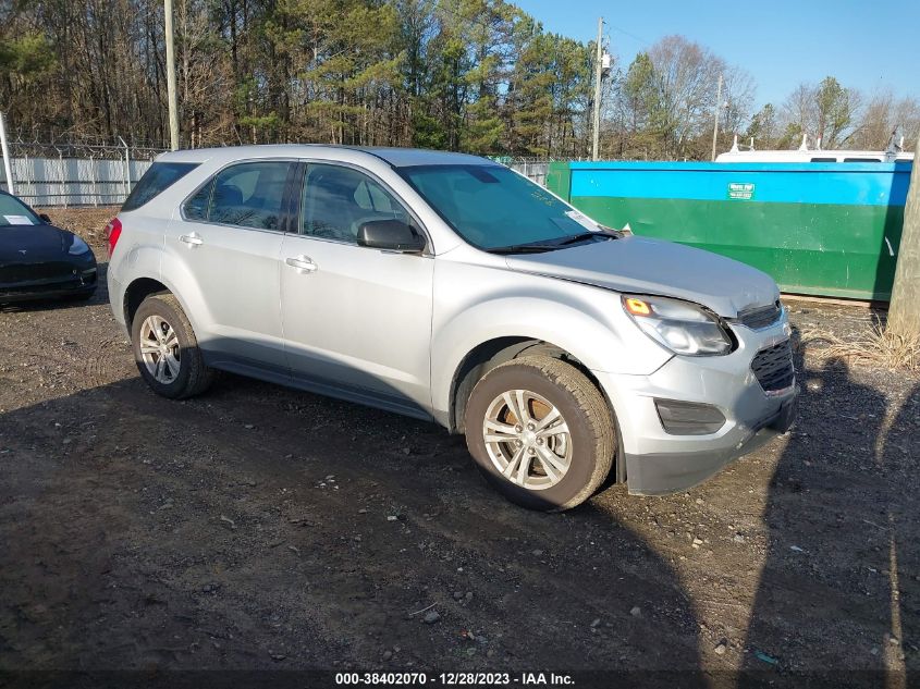 2016 Chevrolet Equinox Ls VIN: 2GNALBEK5G1181300 Lot: 38402070