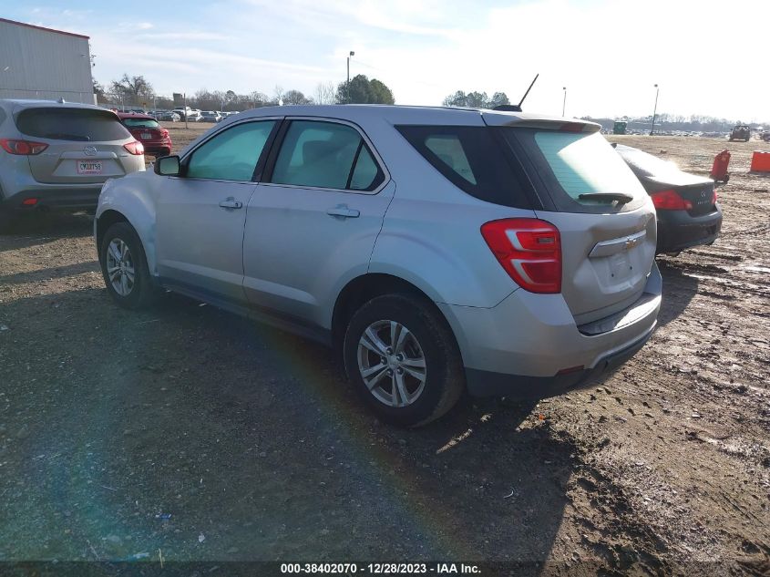 2016 Chevrolet Equinox Ls VIN: 2GNALBEK5G1181300 Lot: 38402070