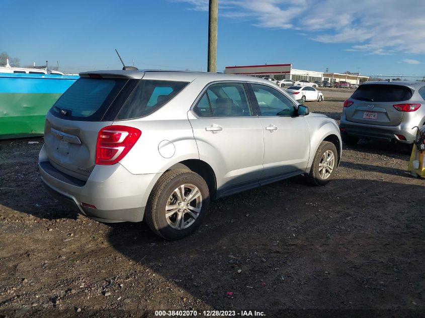 2016 Chevrolet Equinox Ls VIN: 2GNALBEK5G1181300 Lot: 38402070