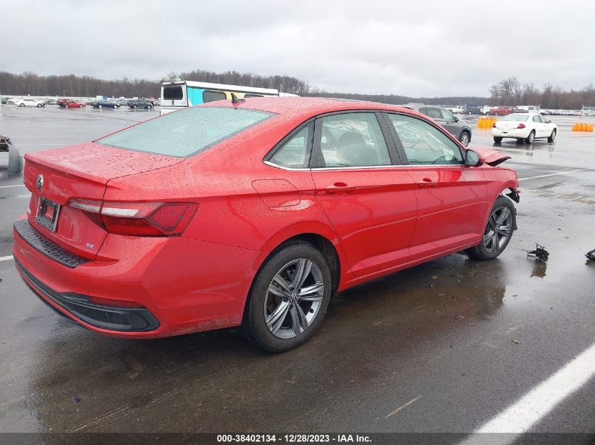 2023 Volkswagen Jetta 1.5T Se VIN: 3VW7M7BU2PM039785 Lot: 38402134