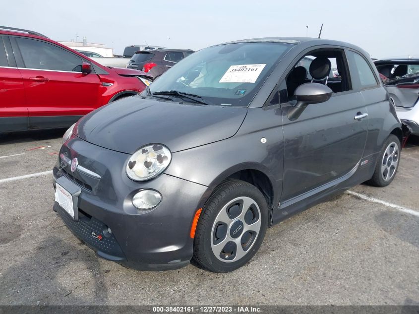 2015 Fiat 500E Battery Electric VIN: 3C3CFFGEXFT570300 Lot: 38402161