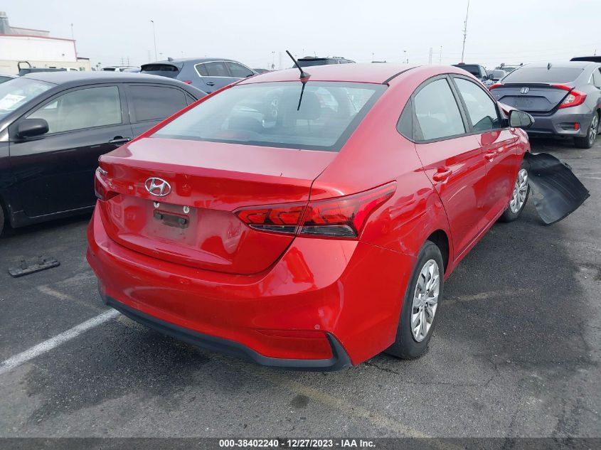 2019 Hyundai Accent Se VIN: 3KPC24A38KE072565 Lot: 38402240