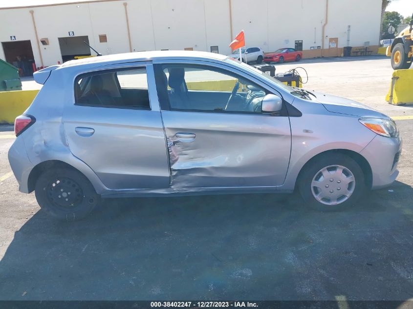 2021 Mitsubishi Mirage Es VIN: ML32AUHJ0MH007826 Lot: 38402247