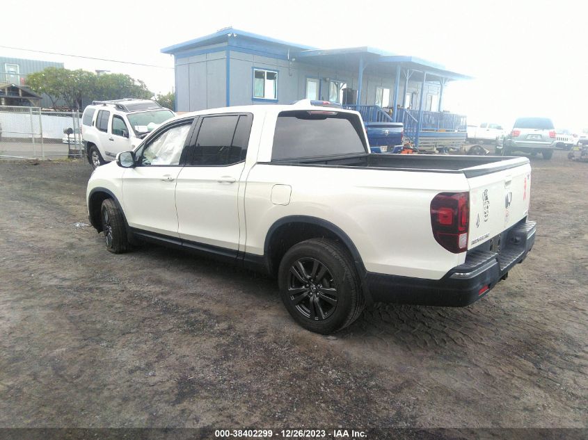 2019 Honda Ridgeline Sport VIN: 5FPYK3F10KB003104 Lot: 38402299