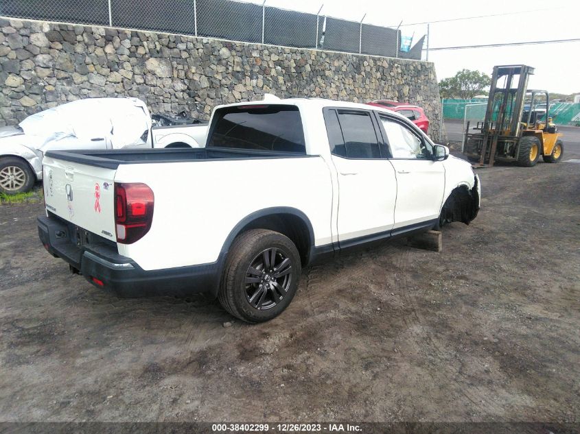 2019 Honda Ridgeline Sport VIN: 5FPYK3F10KB003104 Lot: 38402299