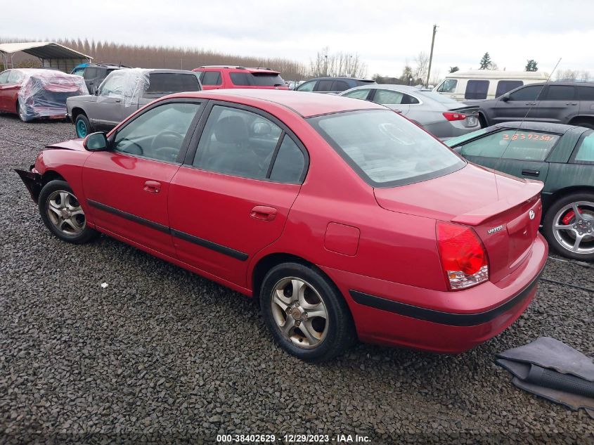 2005 Hyundai Elantra Gls/Gt VIN: KMHDN46D85U072726 Lot: 38402629