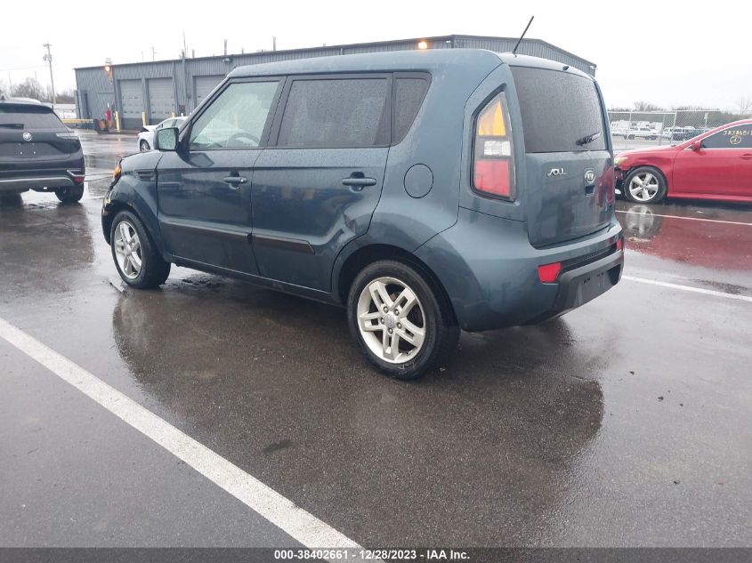 2011 Kia Soul + VIN: KNDJT2A24B7323341 Lot: 38402661