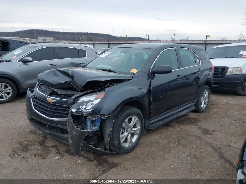 2017 Chevrolet Equinox Ls VIN: 2GNALBEK4H1515155 Lot: 38402664