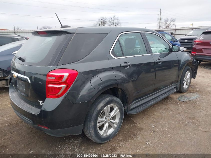 2017 Chevrolet Equinox Ls VIN: 2GNALBEK4H1515155 Lot: 38402664