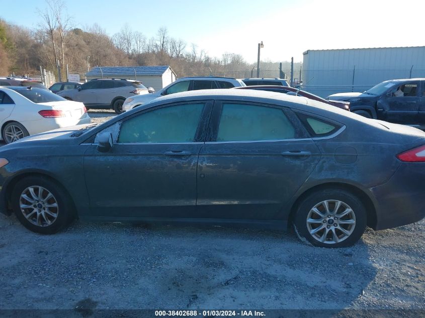 2015 Ford Fusion S VIN: 1FA6P0G75F5124100 Lot: 38402688