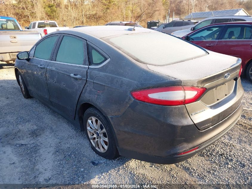 2015 Ford Fusion S VIN: 1FA6P0G75F5124100 Lot: 38402688