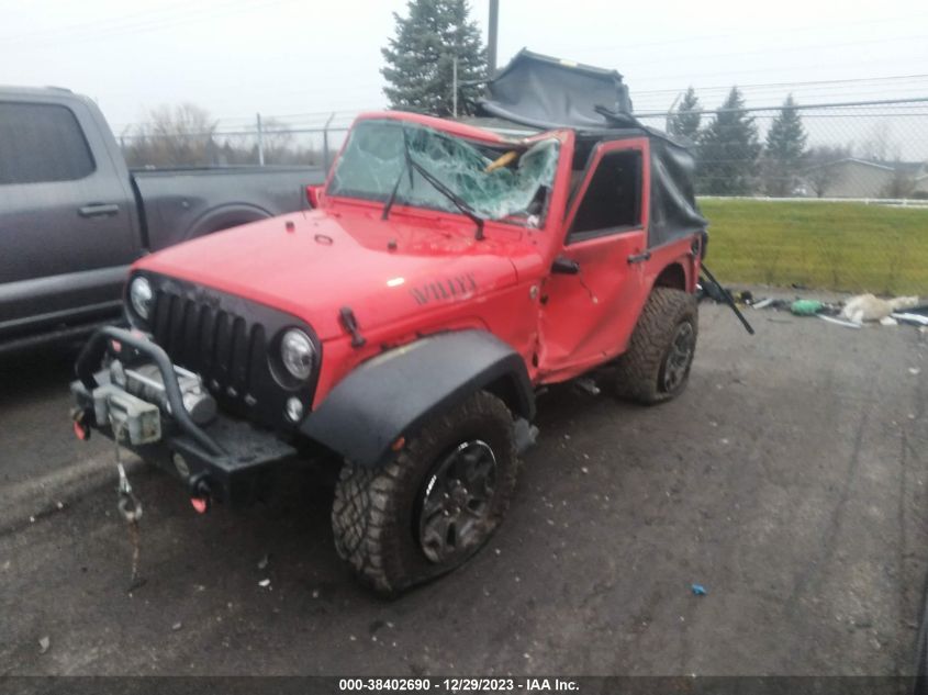 2014 Jeep Wrangler Sport VIN: 1C4AJWAG3EL268322 Lot: 38402690