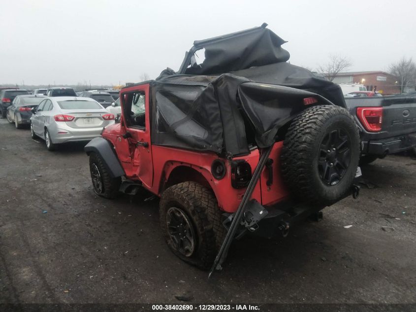 2014 Jeep Wrangler Sport VIN: 1C4AJWAG3EL268322 Lot: 38402690