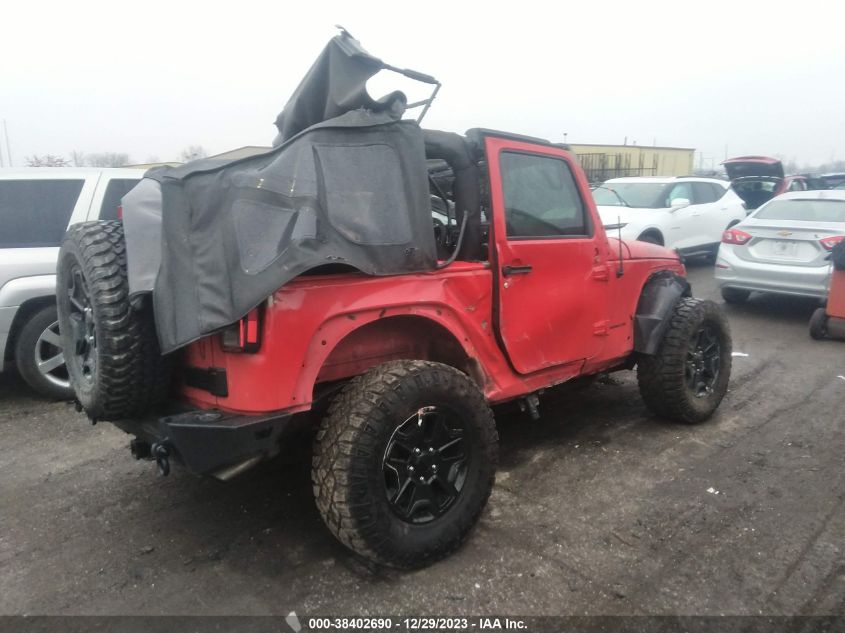 2014 Jeep Wrangler Sport VIN: 1C4AJWAG3EL268322 Lot: 38402690