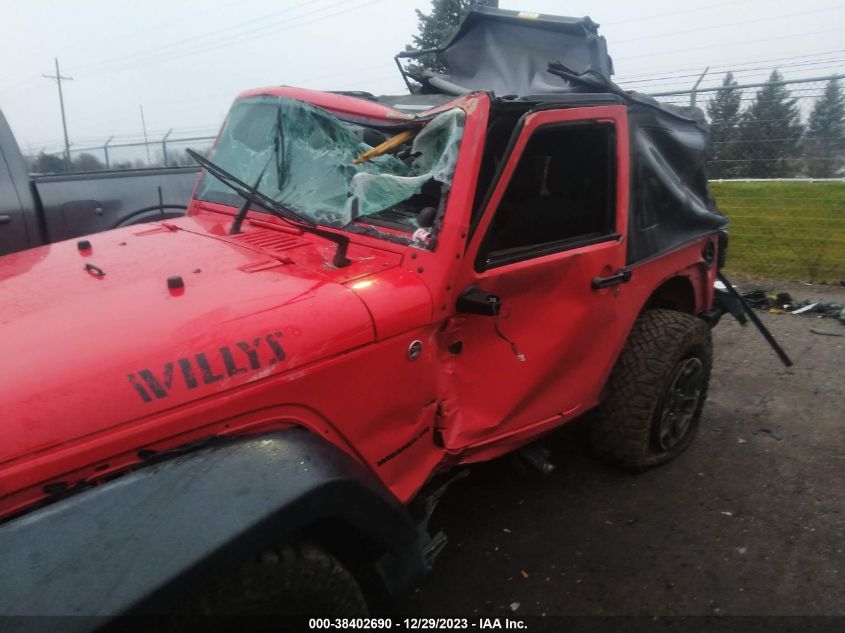 2014 Jeep Wrangler Sport VIN: 1C4AJWAG3EL268322 Lot: 38402690