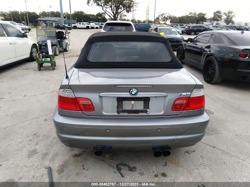 2006 BMW M3 VIN: WBSBR93456PK10927 Lot: 38402757