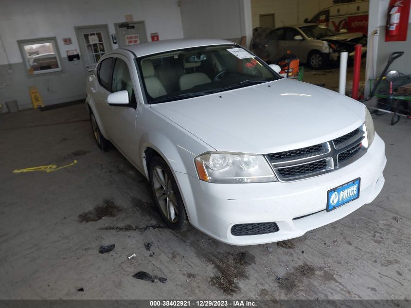 2012 Dodge Avenger Sxt VIN: 1C3CDZCB7CN198803 Lot: 38402921