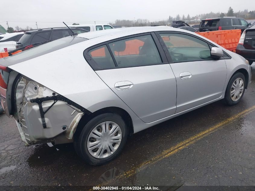 2010 Honda Insight Lx VIN: JHMZE2H52AS018332 Lot: 38402945