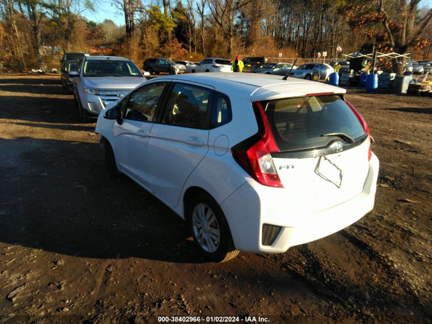 JHMGK5H52GX008994 2016 Honda Fit Lx