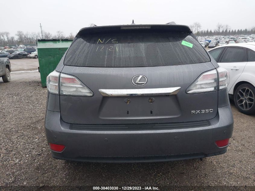 2012 Lexus Rx 350 VIN: JTJBK1BA2C2447305 Lot: 38403030