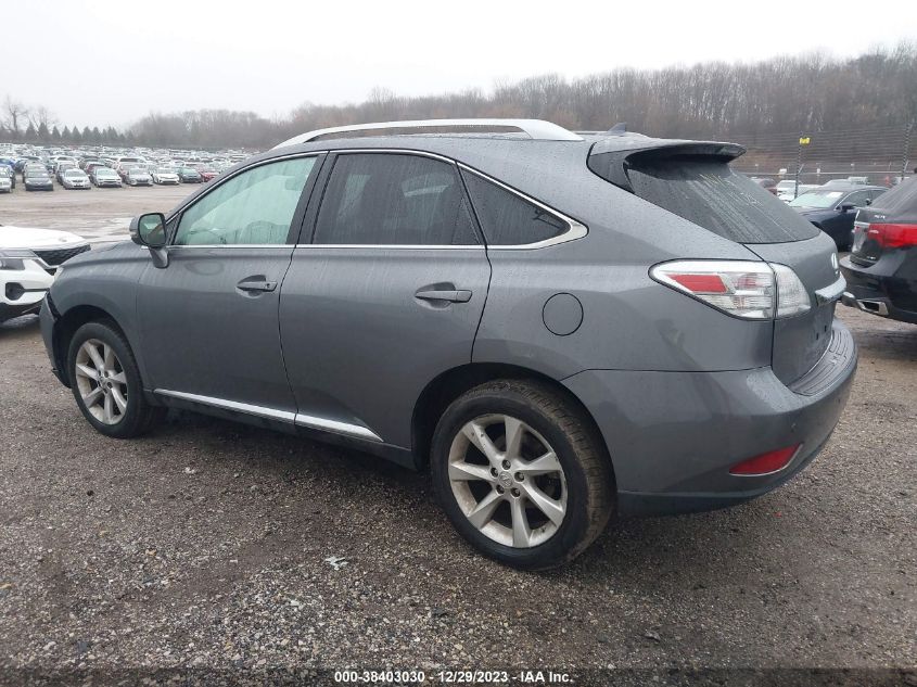 2012 Lexus Rx 350 VIN: JTJBK1BA2C2447305 Lot: 38403030