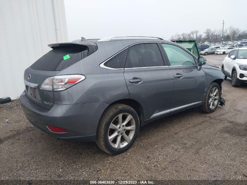 2012 Lexus Rx 350 VIN: JTJBK1BA2C2447305 Lot: 38403030