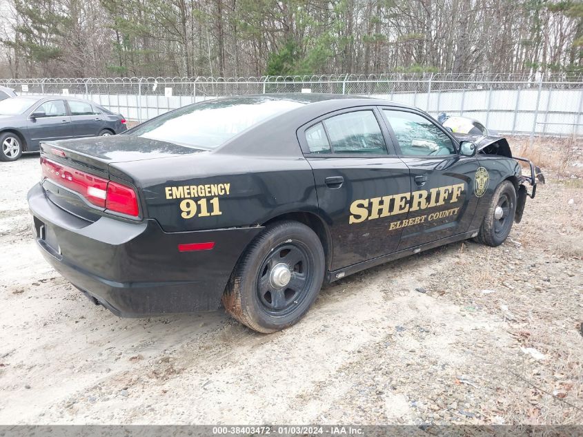 2014 Dodge Charger Police VIN: 2C3CDXAT0EH185953 Lot: 38403472