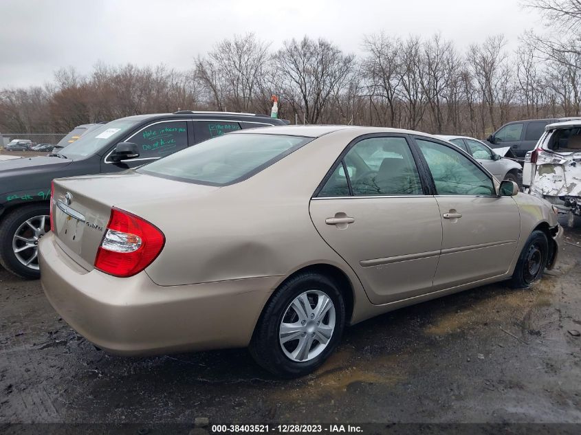 2004 Toyota Camry Le VIN: 4T1BE32K24U375571 Lot: 38403521