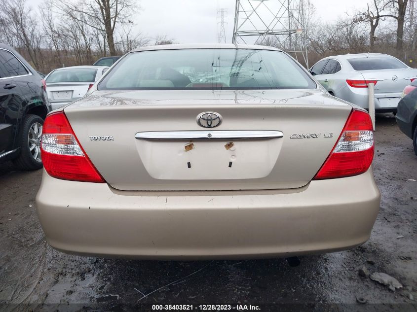 2004 Toyota Camry Le VIN: 4T1BE32K24U375571 Lot: 38403521